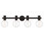 Éclairage pour salle de bain 4 lumières Ryenne en noir mat-119771904-119771902-86792601