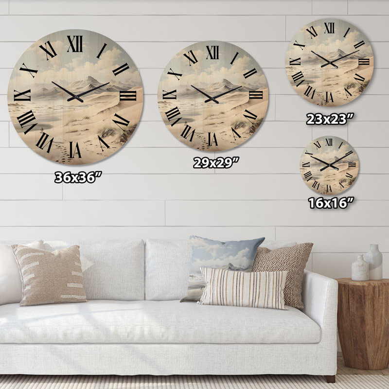 Horloge murale de plage Dune Dreams II, Petit