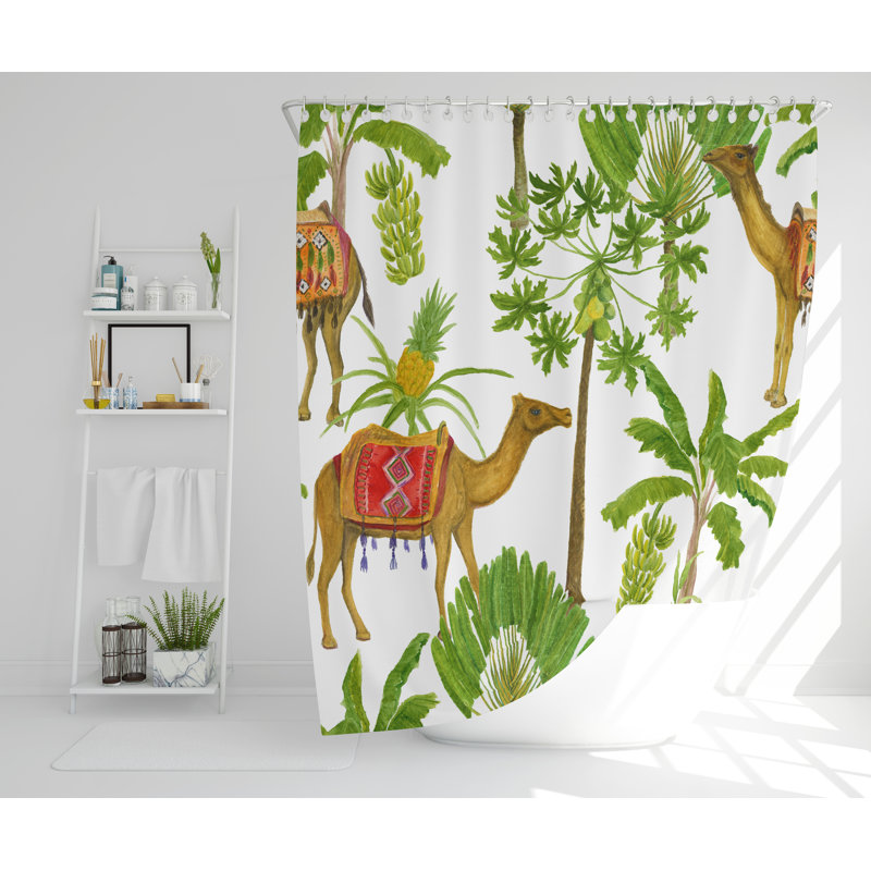 Rother Polyester Shower Curtain Set, 177cm H x 177cm W