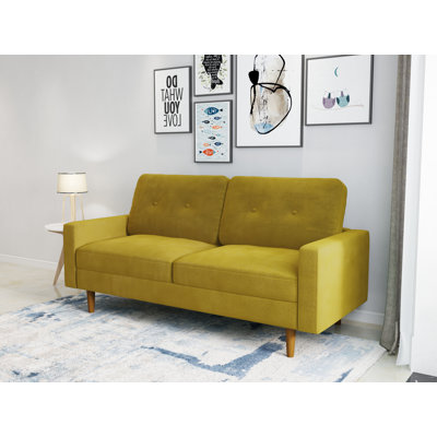 70'' Velvet Sofa