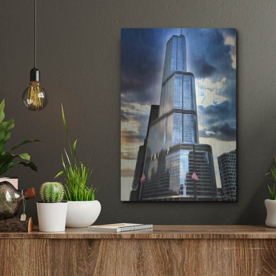  'The Empire' by Dante Plata Metal Wall Art, 12" x 16"