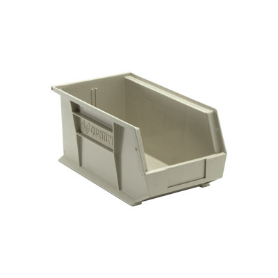  QUS240SN - Ensemble de 12 bacs de rangement en pierre ultra empilables et suspendus L 15 po x l 9 po x H 7 po