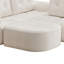 Canapé modulaire modulaire avec méridienne, structure en mousse complète, conception d'emballage par compression, revêtement en tissu tissé, canapé moderne surdimensionné pour le salon-1181420332