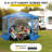 12x12ft Pop up starry sky top Gazebo Screen House Tent-102383230