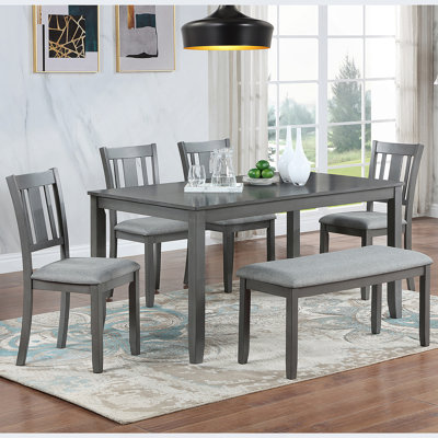 Ensemble de table de salle à manger de six articles