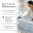 Southshore Fine Linens Coastal Stripes Blue Full/Queen 3-Piece Oversized Coastal Comforter Set with 2 Standard Shams, Down Alternative Fill-1154239116-1154239119