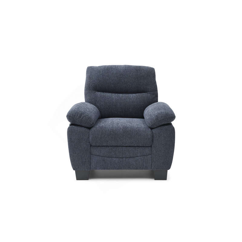 Chaise confortable et élégante avec sièges de soutien, dossier amovible et coussins d'accoudoirs rembourrés pour vous détendre à la maison