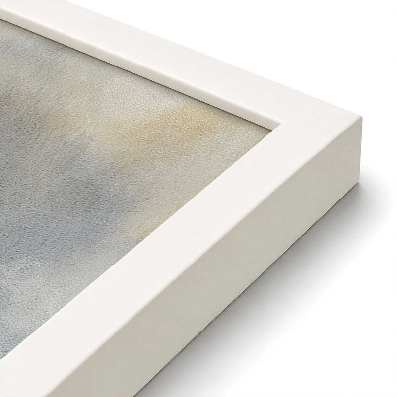 «Rolling Storm» par Svetlana Aoucheikova, reproduction d'art, L 18 po x H 24 po, Blanc, Impression encadrée