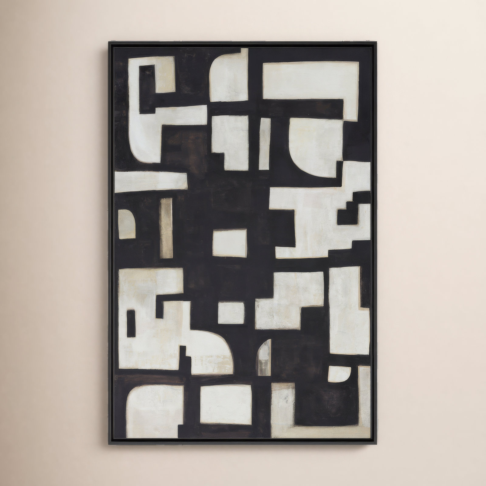 London "Civilization" Painting by Jess Engle,  Black Maple, 72" H x 48" W