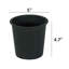 6.3" Round Nursery Plant Pot - Garden Plastic Pots With Drainage (5-Pack)-1267052892