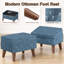 Tabouret de rangement rectangulaire de 15,75 po de largeur, fauteuils de repose-pieds de hall d'entrée, tabourets de pieds-95202286