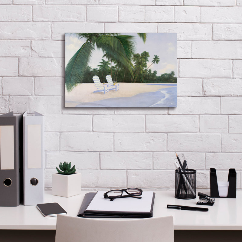 «Island Hideaway» par Diane Romanello, H 12 po x l 18 po x P 0,75 po
