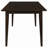 Henin Cappuccino Rectangle Dining Table