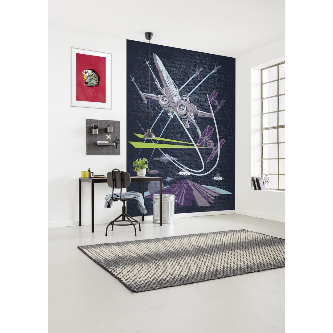 Tapete Star Wars Concrete X-Wing 2,8 m x 200 cm