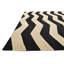 Tapis noir et blanc Murtagh