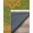 Zyana Collection Digital Print Cotton-Polyester Green Yellow Moroccan Rug-858779316