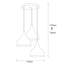 Luminaire suspendu en forme de dôme à 3 lumières Laelia-997894172-997894173