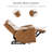 Zero Wall Faux Leather Power Recliner-120195046