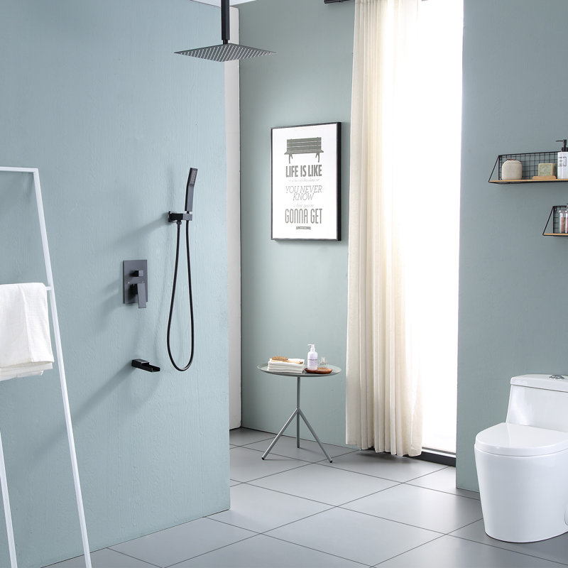 Dual Shower Head 1.8 GPM GPM, Matte Black