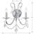 Itzhak 2-Light Candle Wall Light