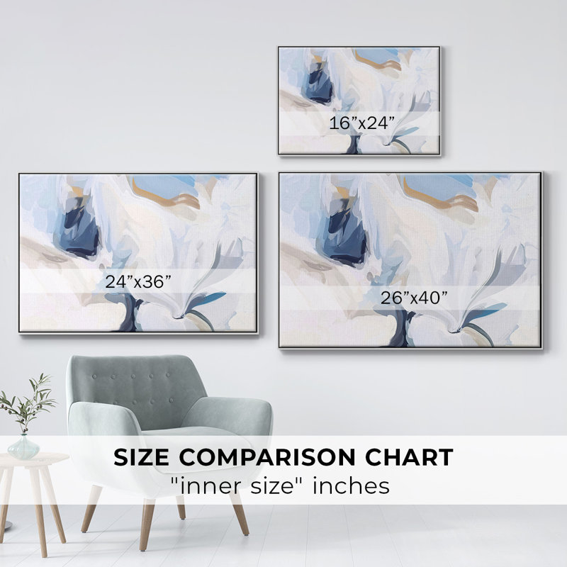 Fresh Air III, reproduction d'art sur toile, H 17 po x l 25 po x P 2 po, Blanc