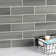 Premium Hand Painted 3" x 9" Straight Edge Glass Subway Tile