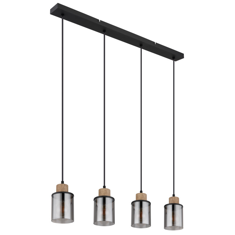 Lailey 4 - Light Black Kitchen Island Pendant
