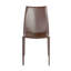 Chaise empilable en métal et similicuir H 18,5 po Sokol-377220630