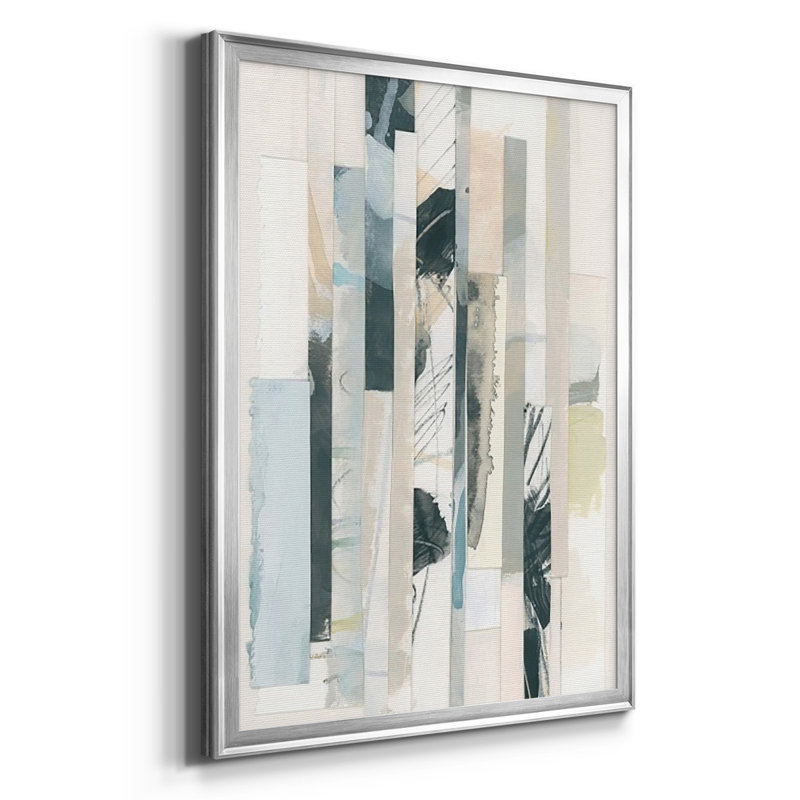 Papier Strata II - reproduction de cadre photo, H 30,5 po x l 22,5 po x P 1 po, Argent