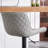 Brinitta Modern Swivel Adjustable Height Bar Stools, Leather Barstools Kitchen Island Counter Stool-1699460765