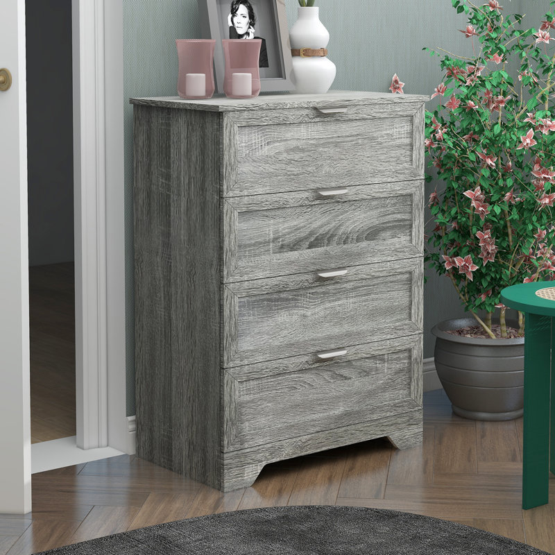 Sophia-Mae 29.1'' W 4 - Drawer Dresser, Grey