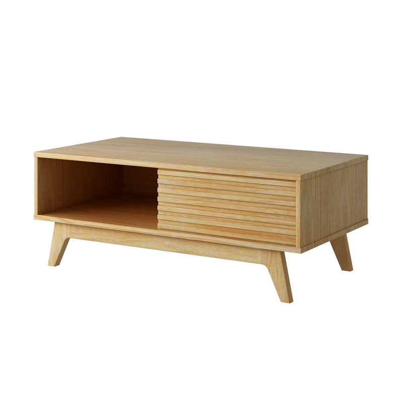 Wood Sideboard Cabinet With Storage Shelves
