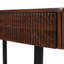 Console moderne en bois massif avec design cannelé et rangement-672889727