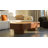 55'' Coffee Table with Storage Solid Wood Living Room Table