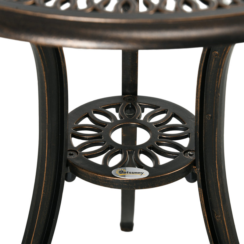 Abbot 2 - Person Patio Dining Set with Round Table