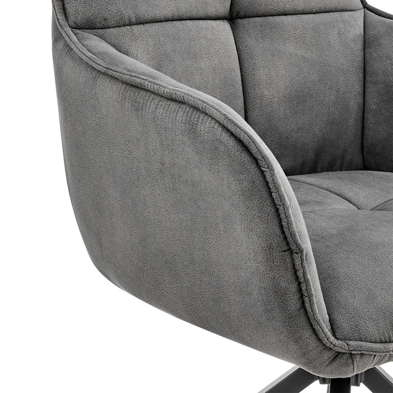 Chaises d'appoint modernes en velours avec pieds en métal pour la salle à manger