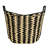 Zigzag Woven Paper Rope Basket