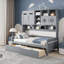 Lit de jour simple avec 2 tiroirs, armoire et tablette tout-en-un, lit de jour moderne-2054121595