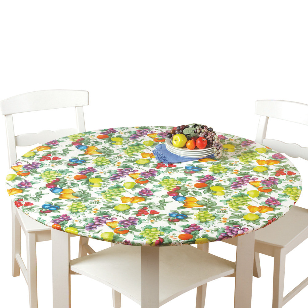 Contenta Floral Round Tablecloth August Grove® 