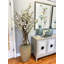 White Cherry Blossom Tree in Tan Pot-1849265526