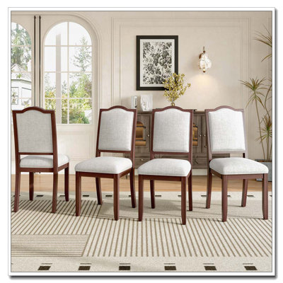 Chaises de salle à manger rembourrées Farmhouse
