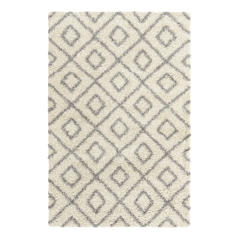 Aurin Geometric Indoor Rug, Rectangle 5'3" x 8'