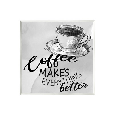 «Vintage Coffee Expression on Wood» par Kim Allen, impression