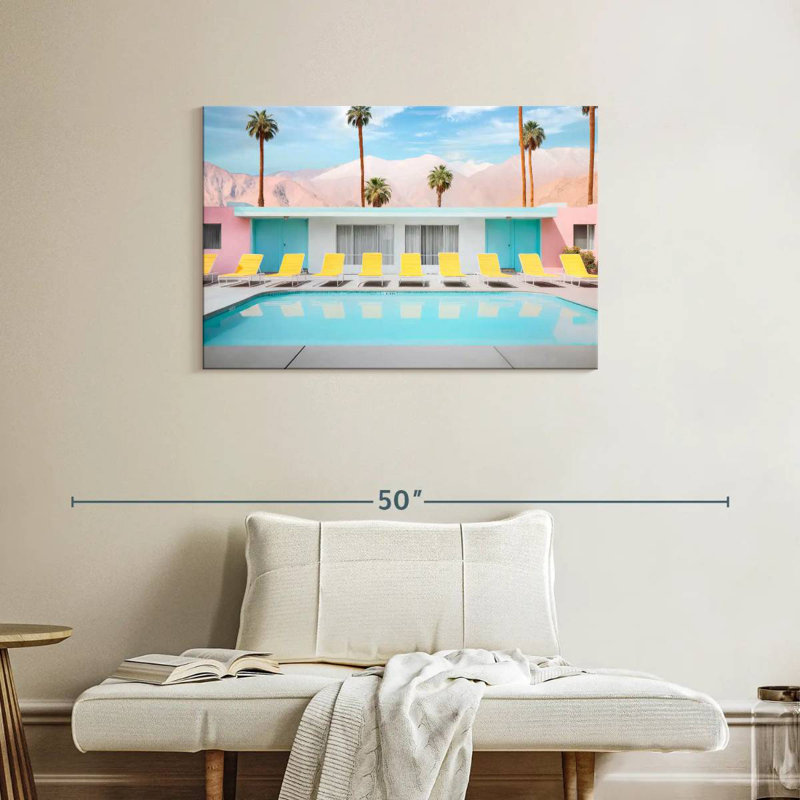 Lilie Palm Springs Pool Day, H 24 po x l 36 po