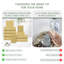 Ensemble de serviettes 24 pièces Willow - 100% coton peigné, qualité supérieure 630 g / m², jaune, ultra doux et très absorbant (ensemble de 6 serviettes de bain, 6 essuie-mains, 12 serviettes)-2017717014-2017717018