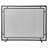 Gatsby Mesh Fireplace Screen - Single Panel, Steel Frame-91366770