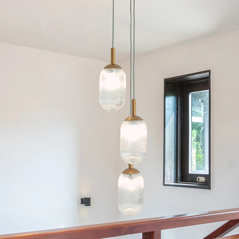 Gala Pendant Lamp - Bronze and Clear