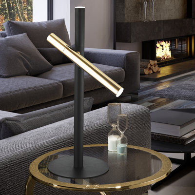 Kuhlmann 53cm Table Lamp with Outlet