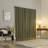Aria Magnetic Closure Theater Grade 100% Blackout Back Tab Curtain Panel Pair-90572999-90573001