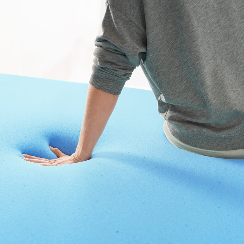 Zinus Gel Memory Foam Mattress Topper, 4", King